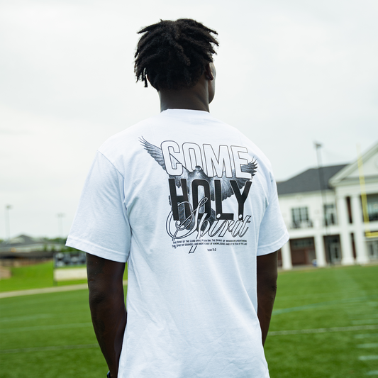 White 'Come Holy Spirit' Oversized Tee