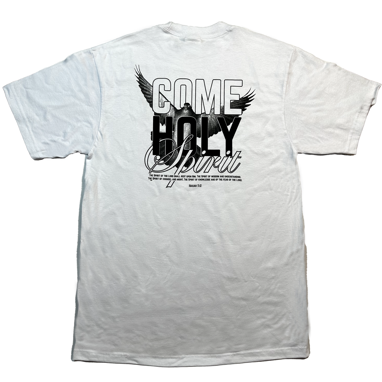 White 'Come Holy Spirit' Oversized Tee